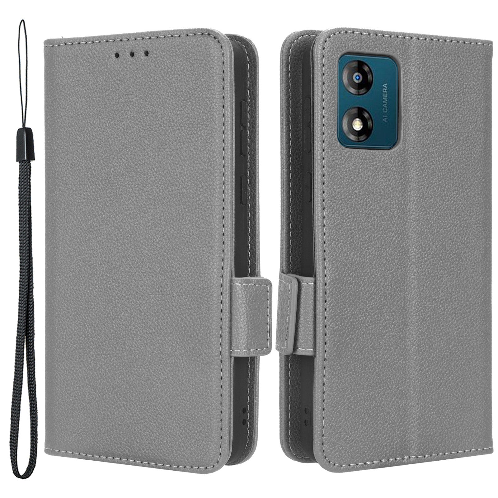 For Motorola Moto E13 4G Phone Case Wallet Stand Litchi Texture PU Leather Dual Magnetic Clasp Phone Cover For Motorola Moto E13 4G Phone Case Wallet Stand Litchi Texture PU Leather Dual Magnetic Clasp Phone Cover